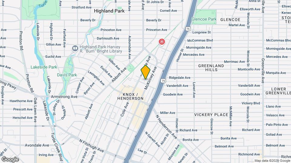 4701 McKinney Ave Map and Location Details
