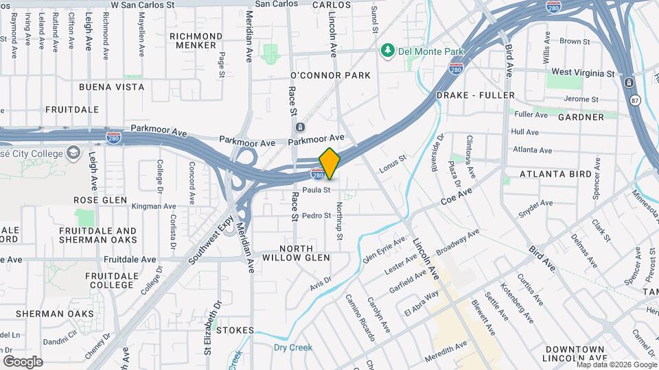 925 Paula St, Unit 925 Map and Location Details