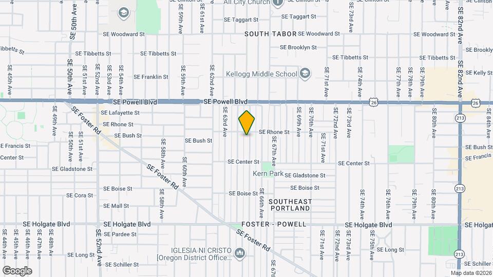 3723 SE 65th Ave Map and Location Details