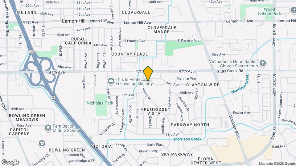 5113 Sitton Way Map and Location Details