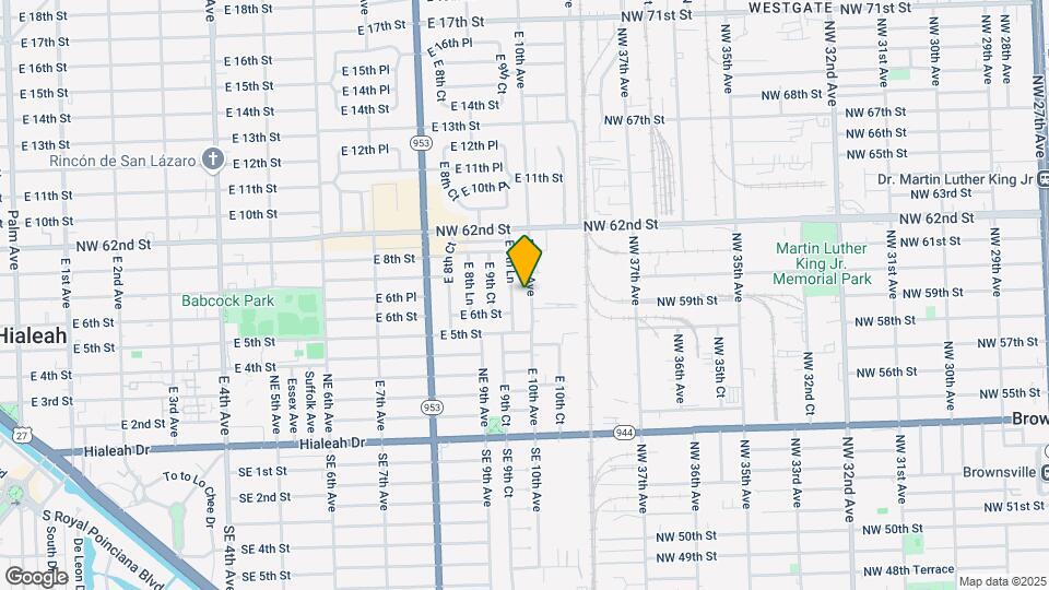 650 E 10th Ave Map and Location Details