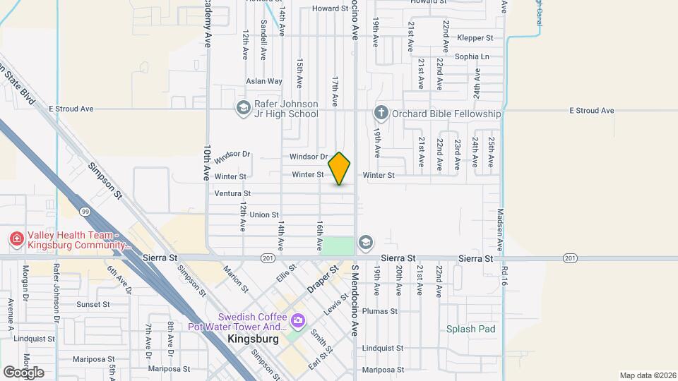 1709 Ventura St Map and Location Details