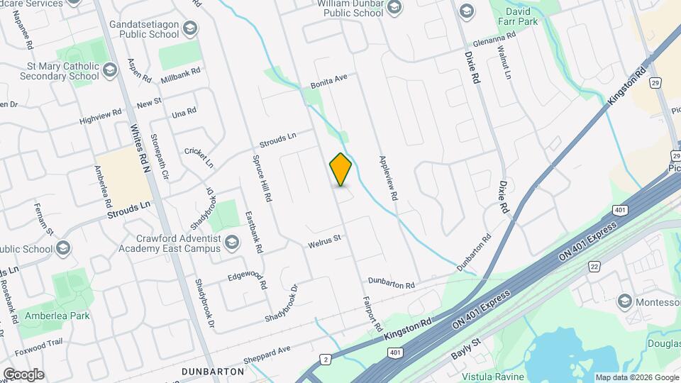1815 Fairport Rd Map and Location Details