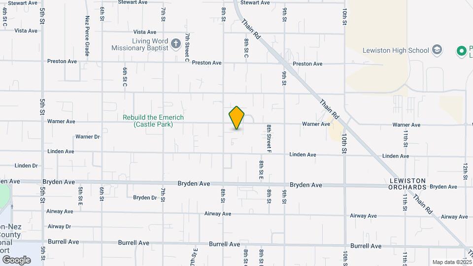 810 Warner Dr Mapa y Detalles de la Ubicación