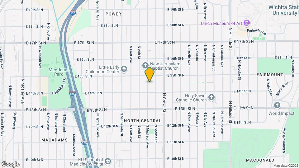 1518 N Madison Ave Map and Location Details