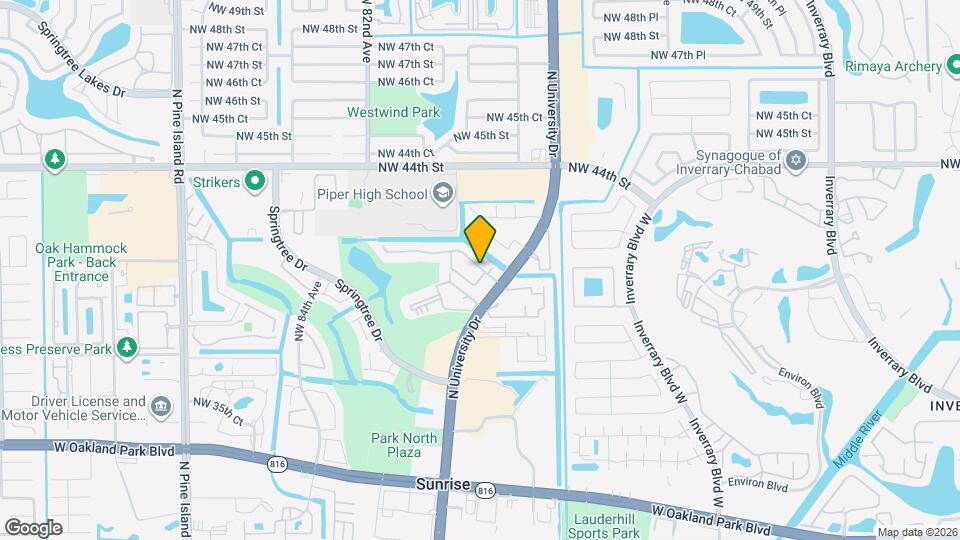4125 NW 78th Ave Map and Location Details