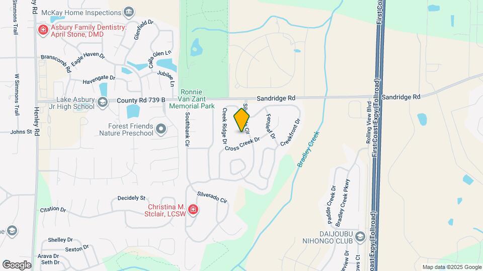 2600 Creek Ridge Dr Mapa y Detalles de la Ubicación
