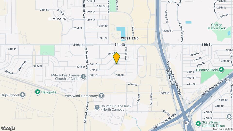 6133 37th St Map and Location Details