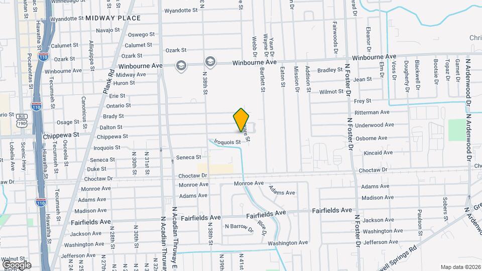 3978 Chippewa St Map and Location Details