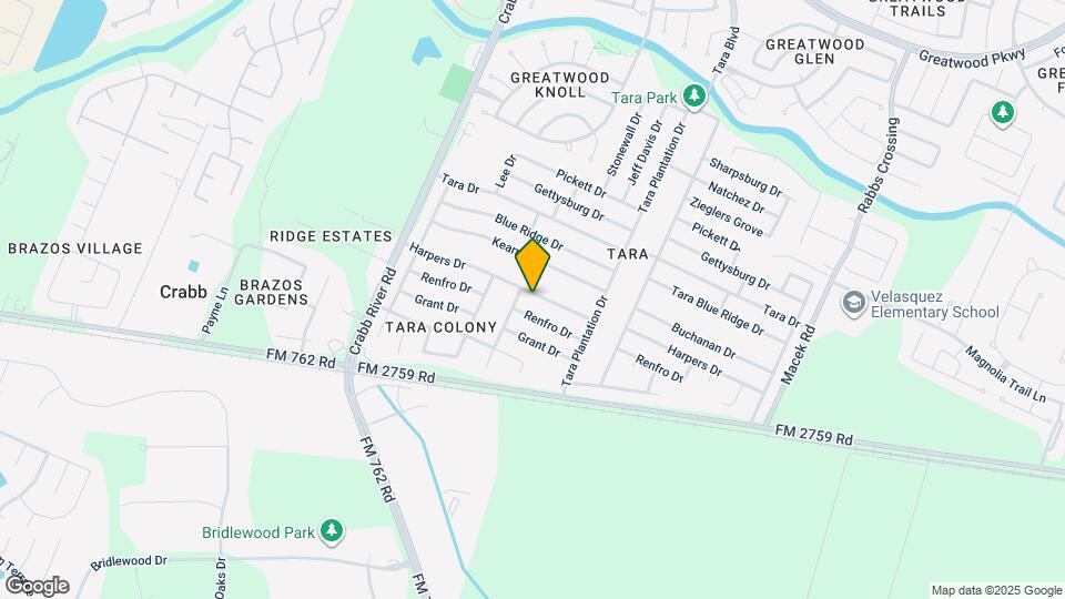 6822 Harpers Dr Map and Location Details