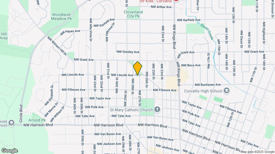 2704 NW Lincoln Ave Map and Location Details