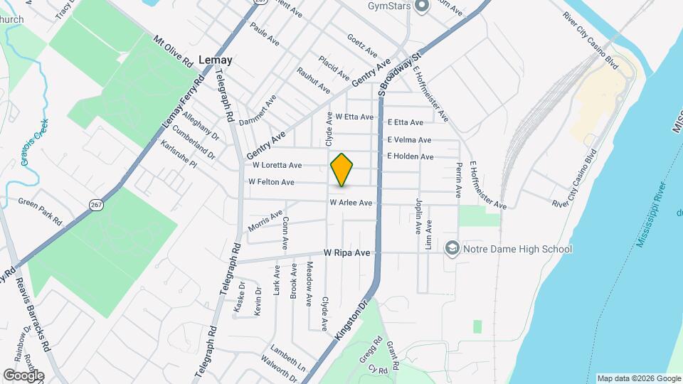 146 W Felton Ave Map and Location Details