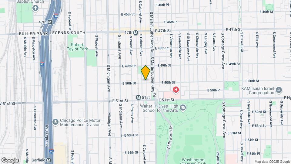 350 E 50th St Map and Location Details