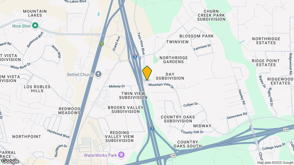 5580 Mountain View Dr Map and Location Details