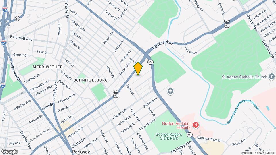 1031 Dixon Ave Map and Location Details