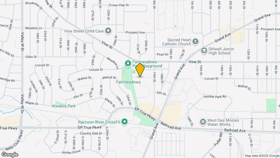 2048 Walnut St Map and Location Details