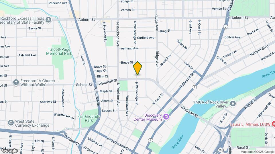 905 N Winnebago St Map and Location Details
