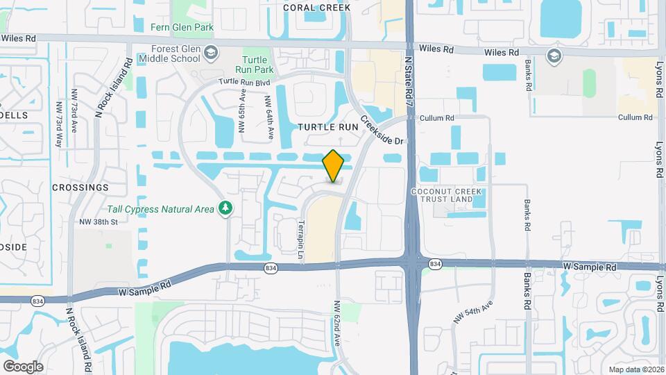 6242 NW 38th Dr Mapa y Detalles de la Ubicación