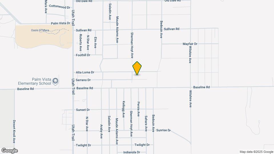 74934 Serrano Dr Map and Location Details