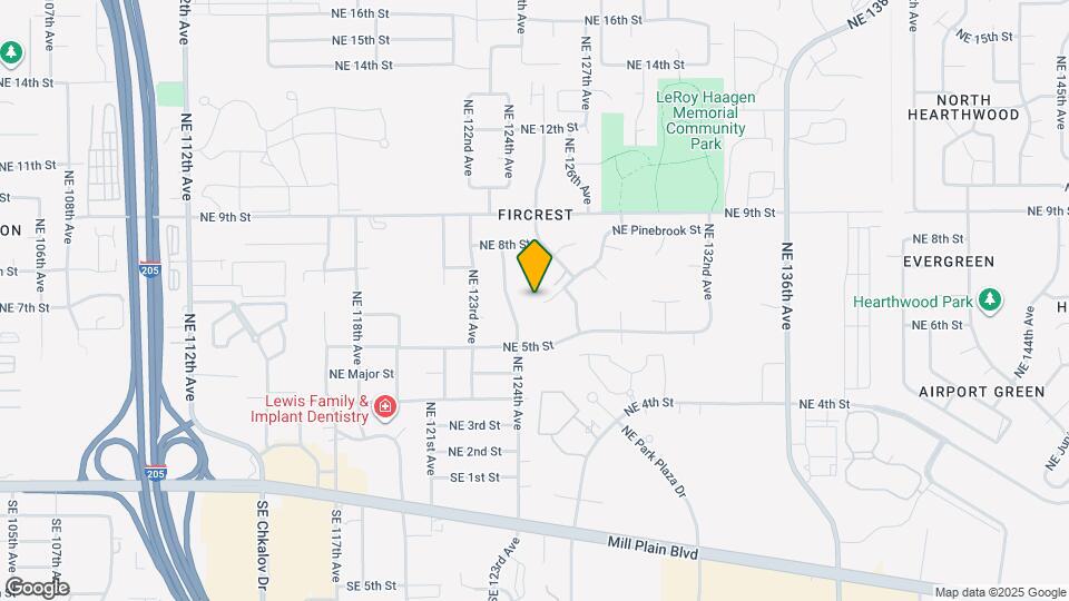 608 NE Pinebrook Ave Map and Location Details