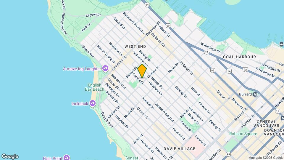 1071 Cardero St Map and Location Details
