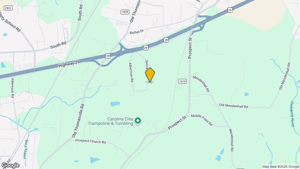 5734 Zelma Blvd Map and Location Details