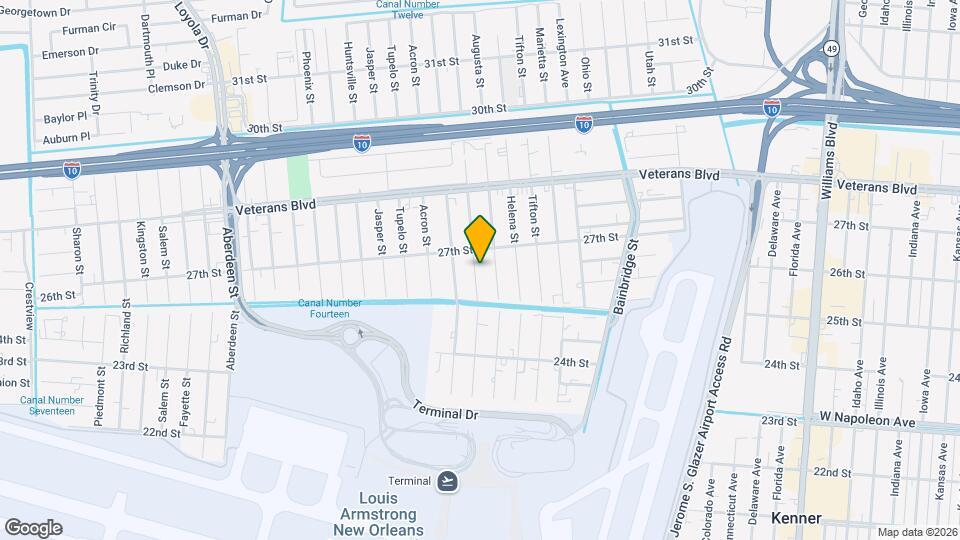 2628 Dawson Ave Mapa y Detalles de la Ubicación