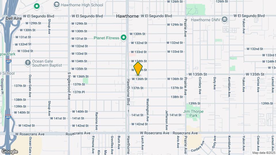 4363 W 136th St Mapa y Detalles de la Ubicación