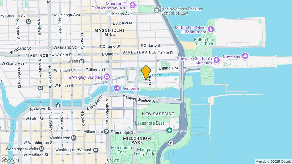 340 E North Water St Map and Location Details