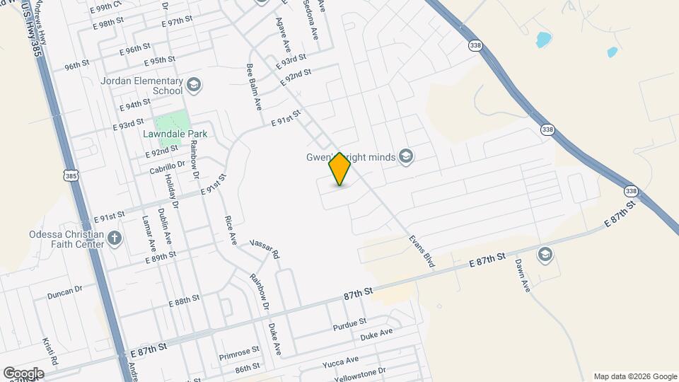 912 Yancy St Map and Location Details