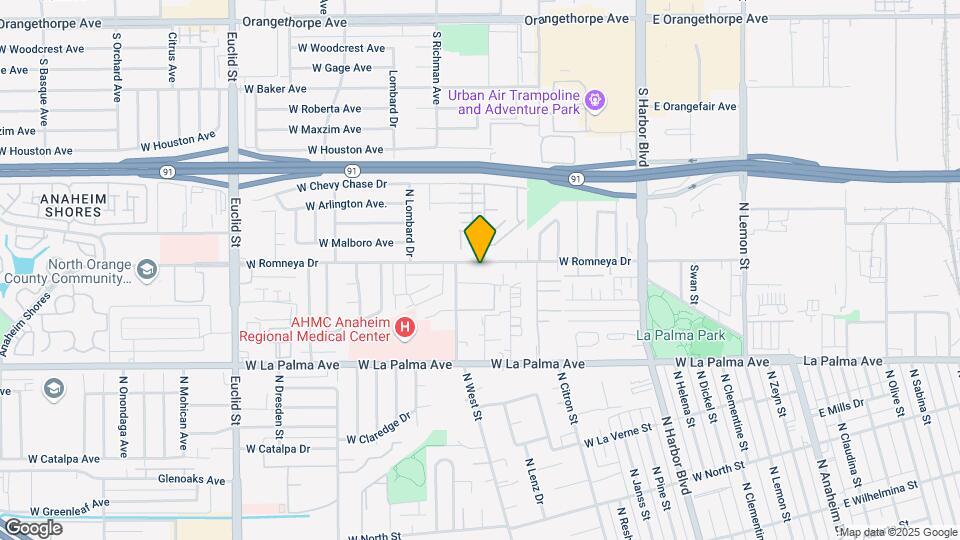 920 W Romneya Dr Map and Location Details