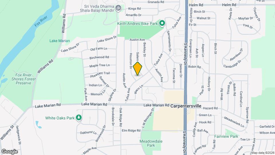 337 Tulsa Ave Mapa y Detalles de la Ubicación
