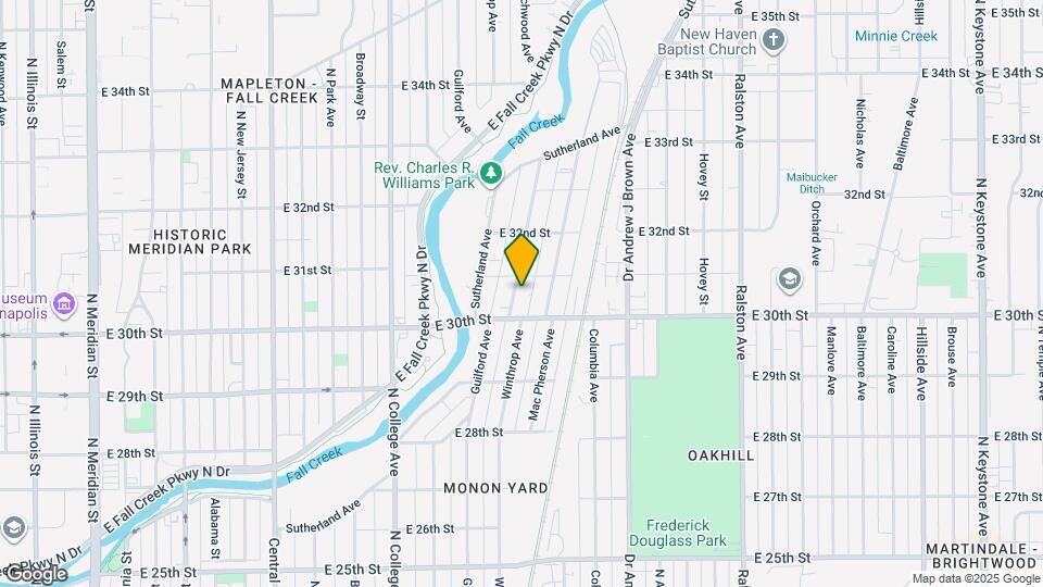 3027 Guilford Ave Map and Location Details
