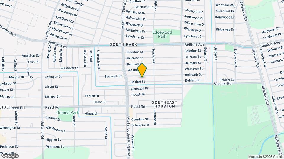 5743 Beldart St Map and Location Details