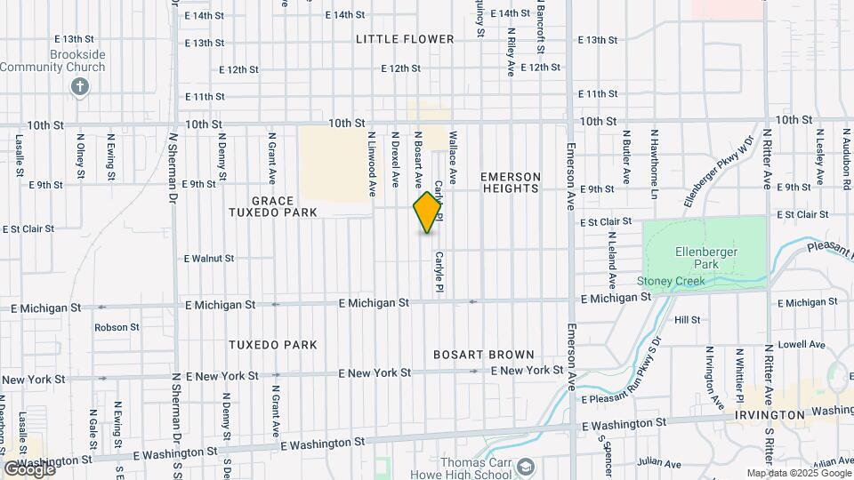 729 N Bosart Ave Mapa y Detalles de la Ubicación