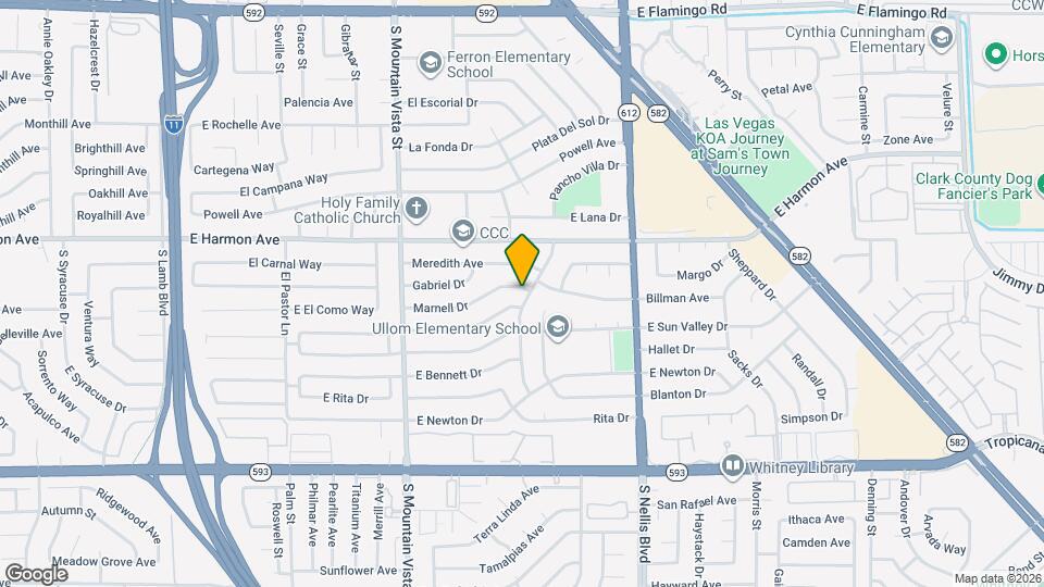 4820 Marnell Dr Map and Location Details