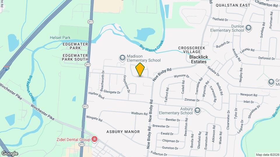 4633 Stratford Ln Map and Location Details