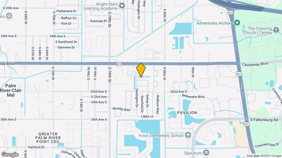 8206 Laguna Ln Map and Location Details