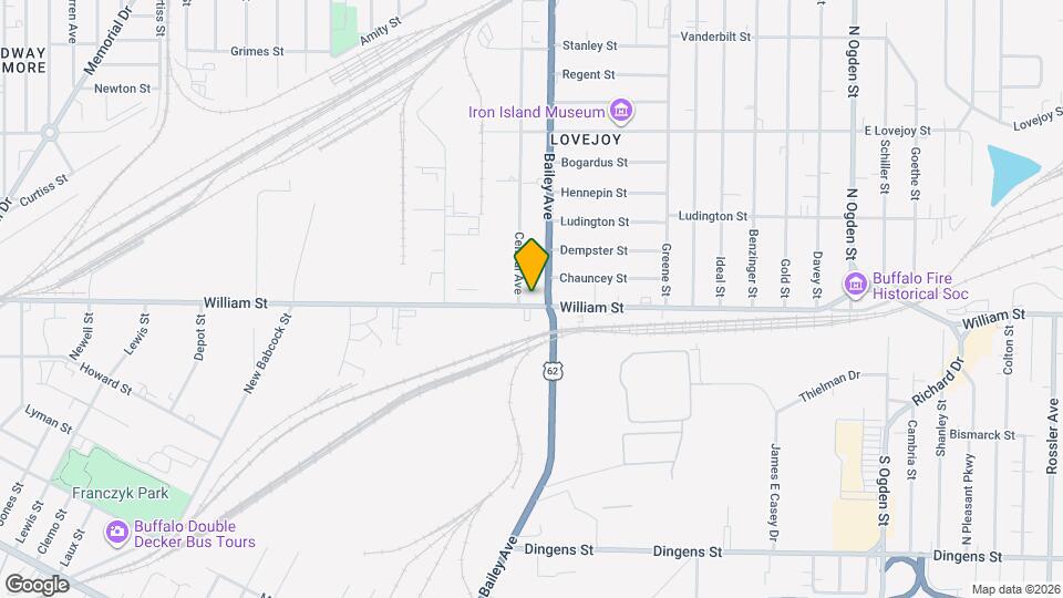 1514 William St Map and Location Details