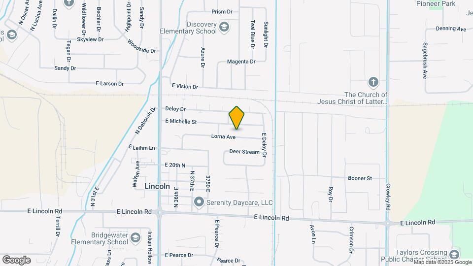 3829 E Lorna Ave Map and Location Details