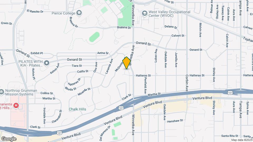 5812 Comanche Ave Map and Location Details