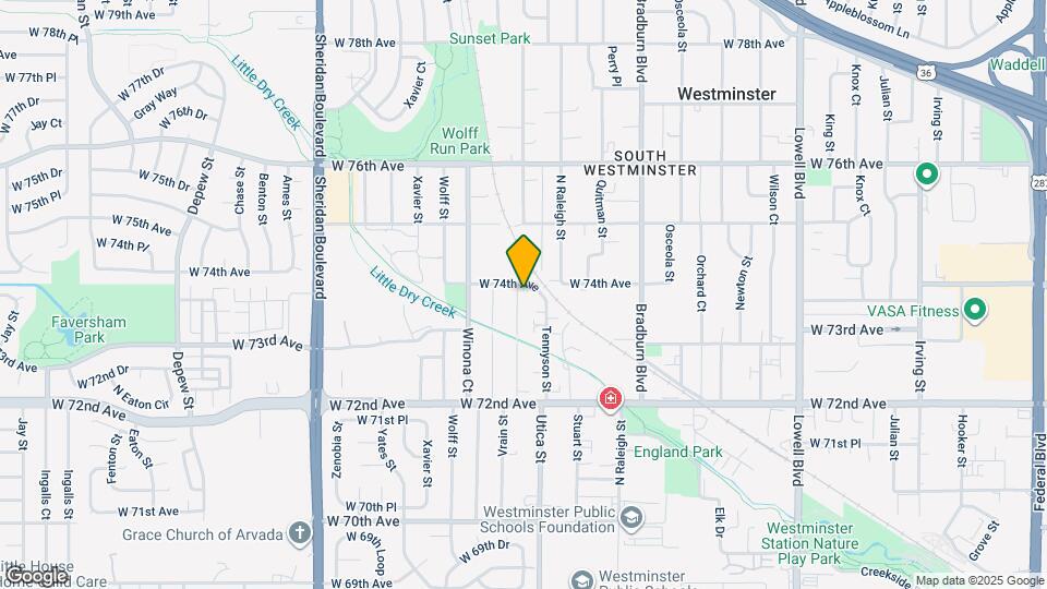 7370 Utica St Map and Location Details