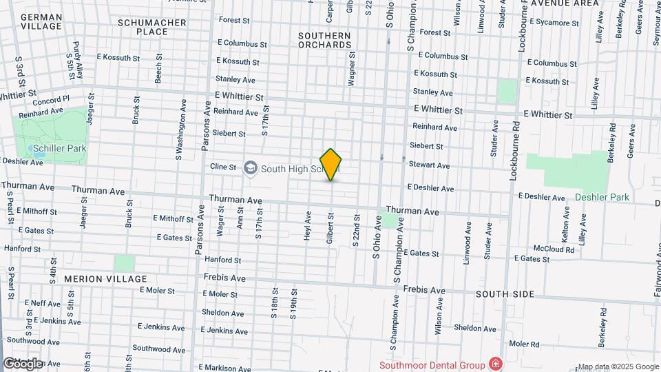773 E Deshler Ave Map and Location Details