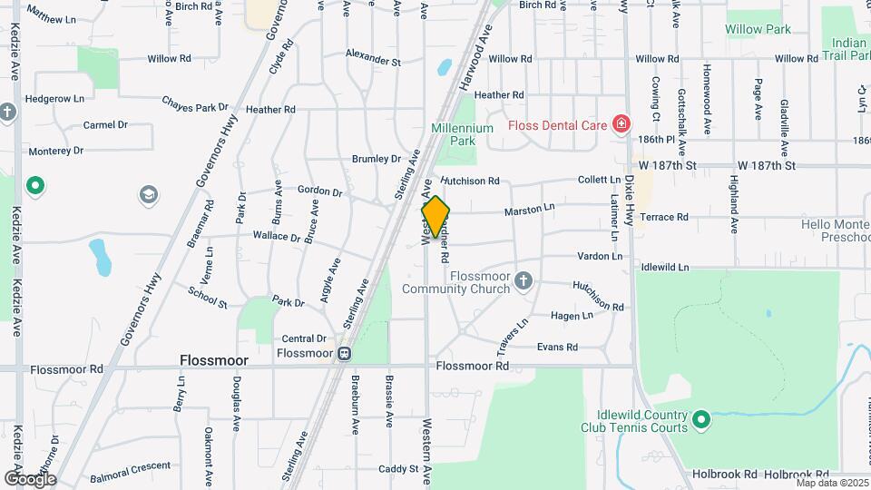 834 Gardner Rd Map and Location Details