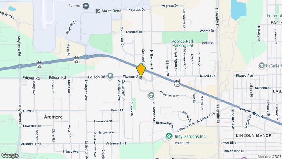 1354 Woodbine Way Map and Location Details