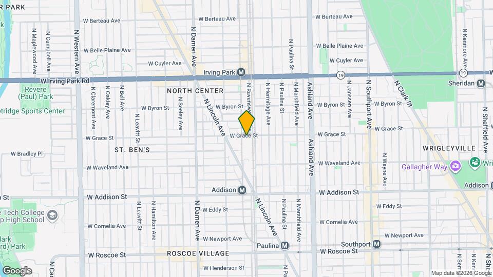 1801 W Grace St Mapa y Detalles de la Ubicación