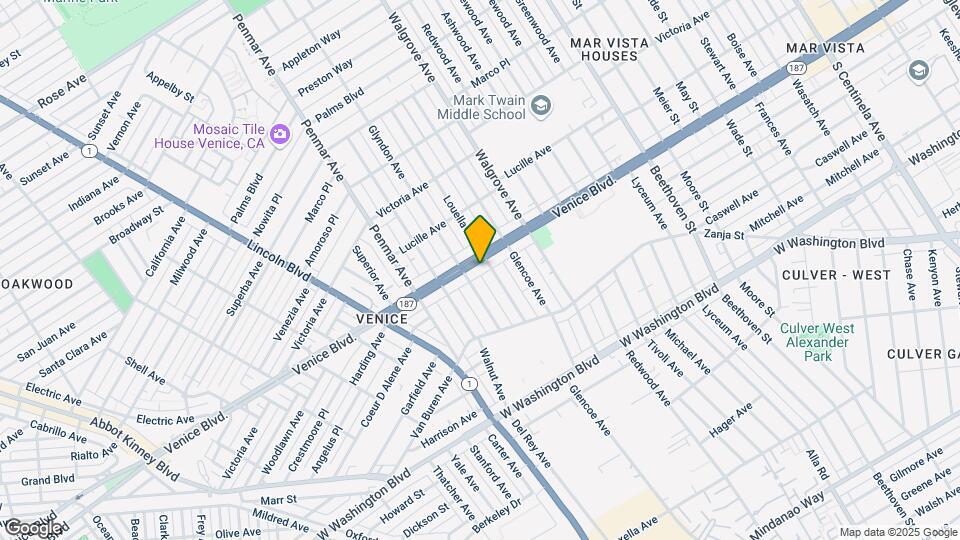 1415 Venice Blvd. Mapa y Detalles de la Ubicación