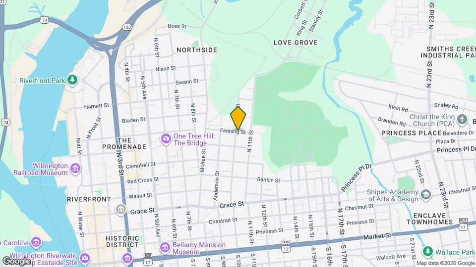 720 N 10th St Map and Location Details