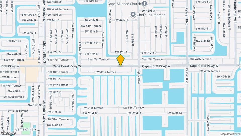 906 Cape Coral Pkwy W Map and Location Details