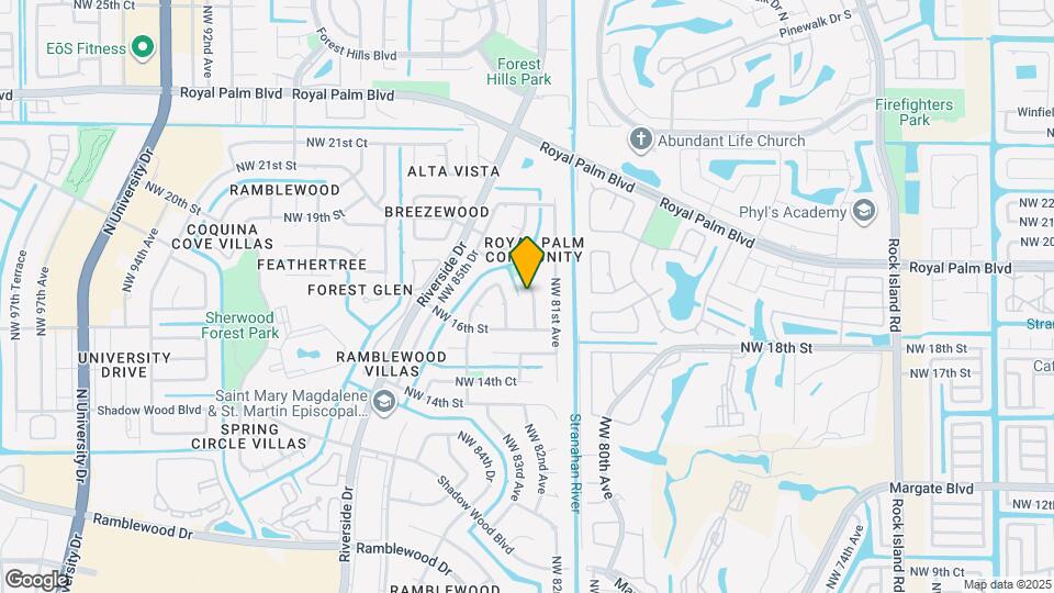 1726 NW 82nd Ave Map and Location Details